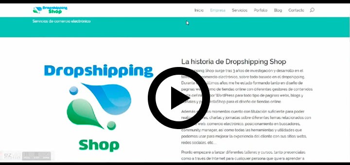 historia dropshipping shop